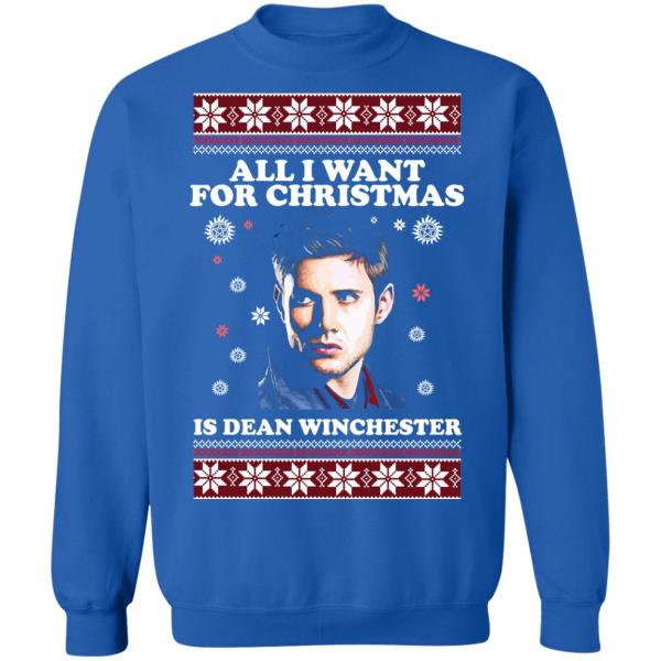 All i want for christmas is dean winchester christmas sweater 4