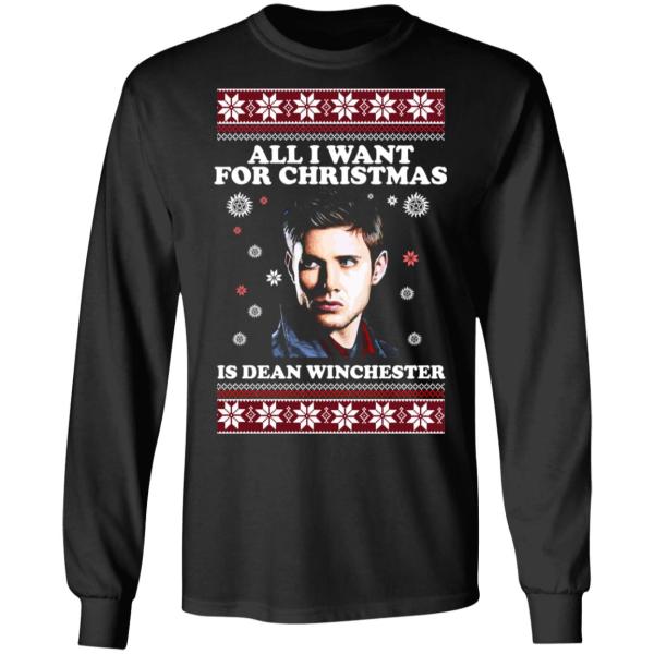 All i want for christmas is dean winchester christmas sweater 7