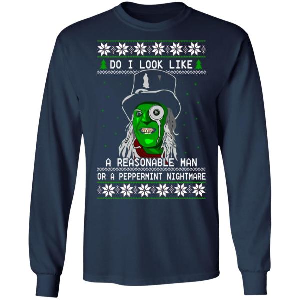 Mighty boosh the hitcher do i look like a reasonable man christmas sweater 8