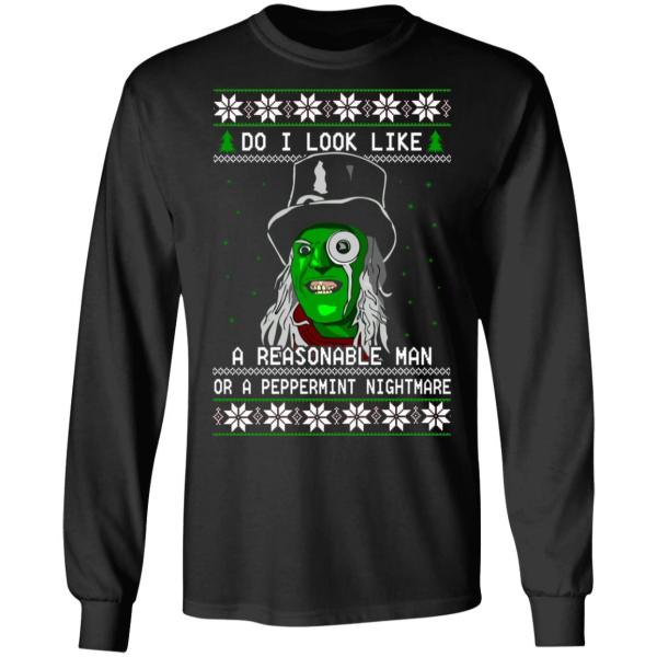 Mighty boosh the hitcher do i look like a reasonable man christmas sweater 7