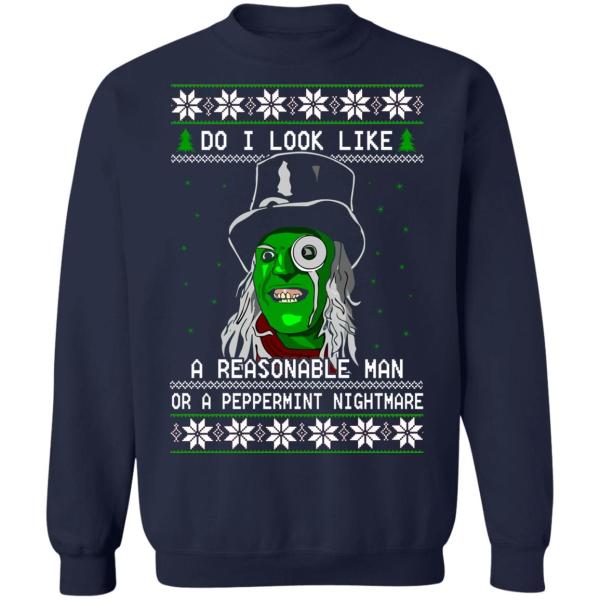 Mighty boosh the hitcher do i look like a reasonable man christmas sweater 11