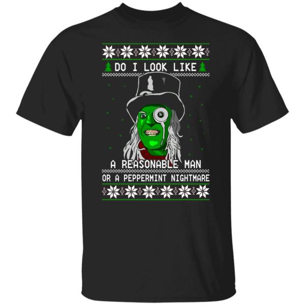 Mighty boosh the hitcher do i look like a reasonable man christmas sweater 5