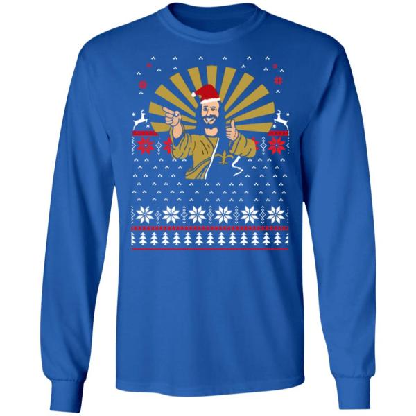 Jesus santa ugly christmas sweater 2