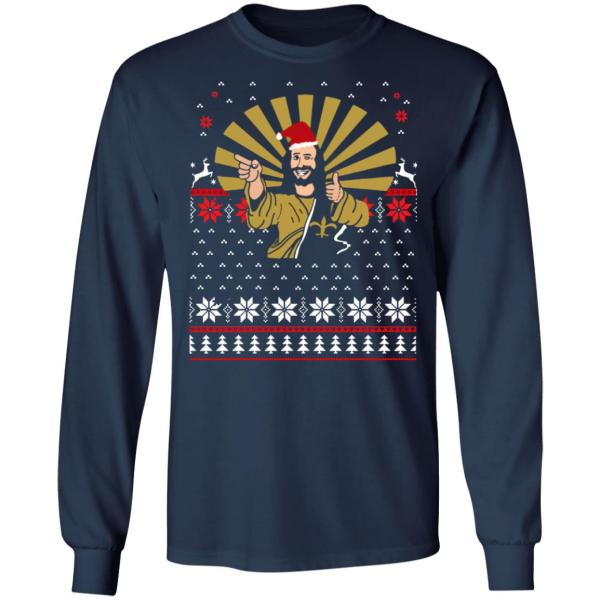 Jesus santa ugly christmas sweater 3