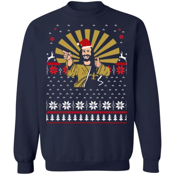 Jesus santa ugly christmas sweater 8