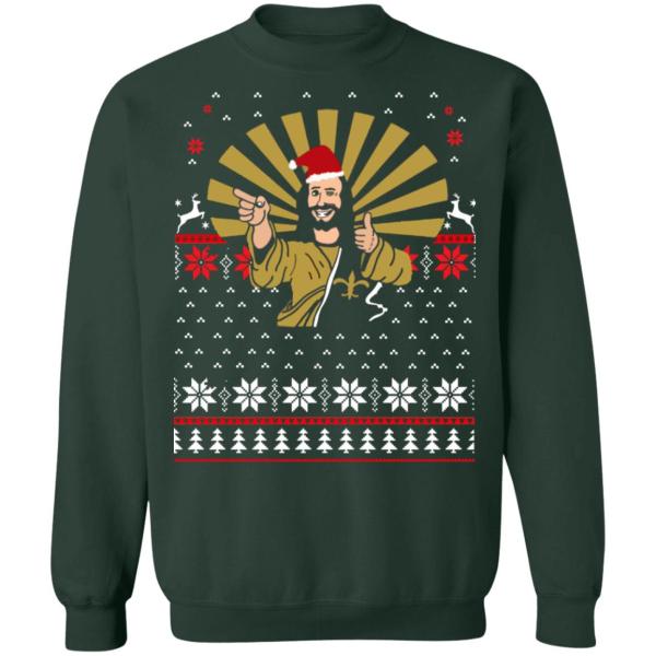 Jesus santa ugly christmas sweater 9