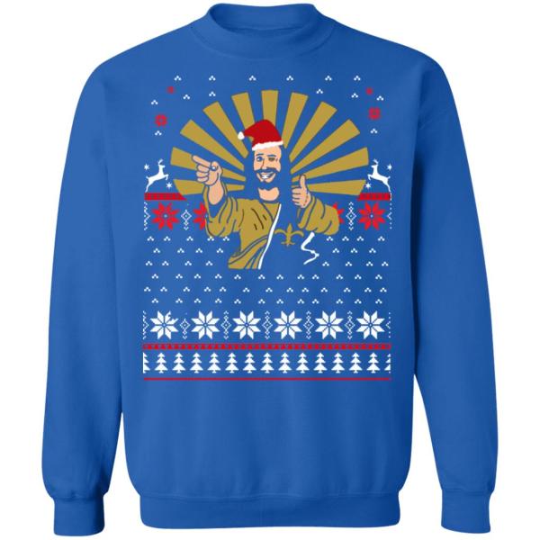 Jesus santa ugly christmas sweater 10