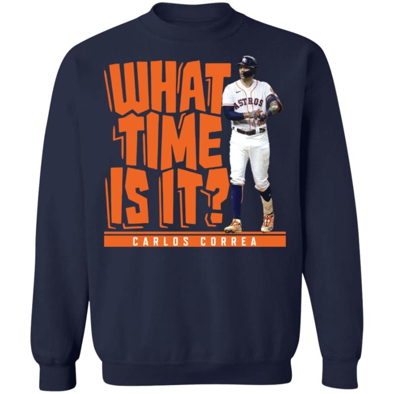 What time is it carlos correa shirt - image 10