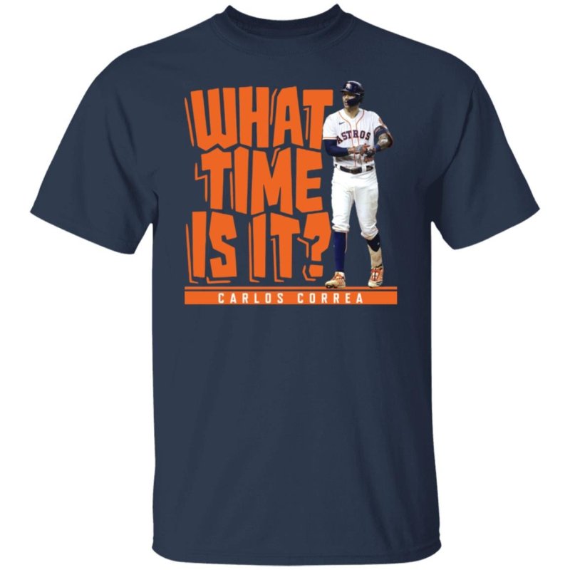What time is it carlos correa shirt - image 2