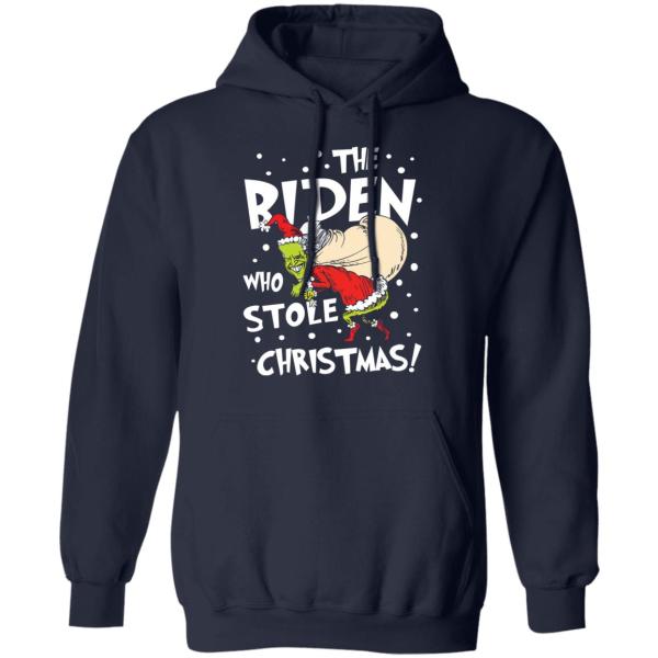 The biden who stole christmas shirt 8