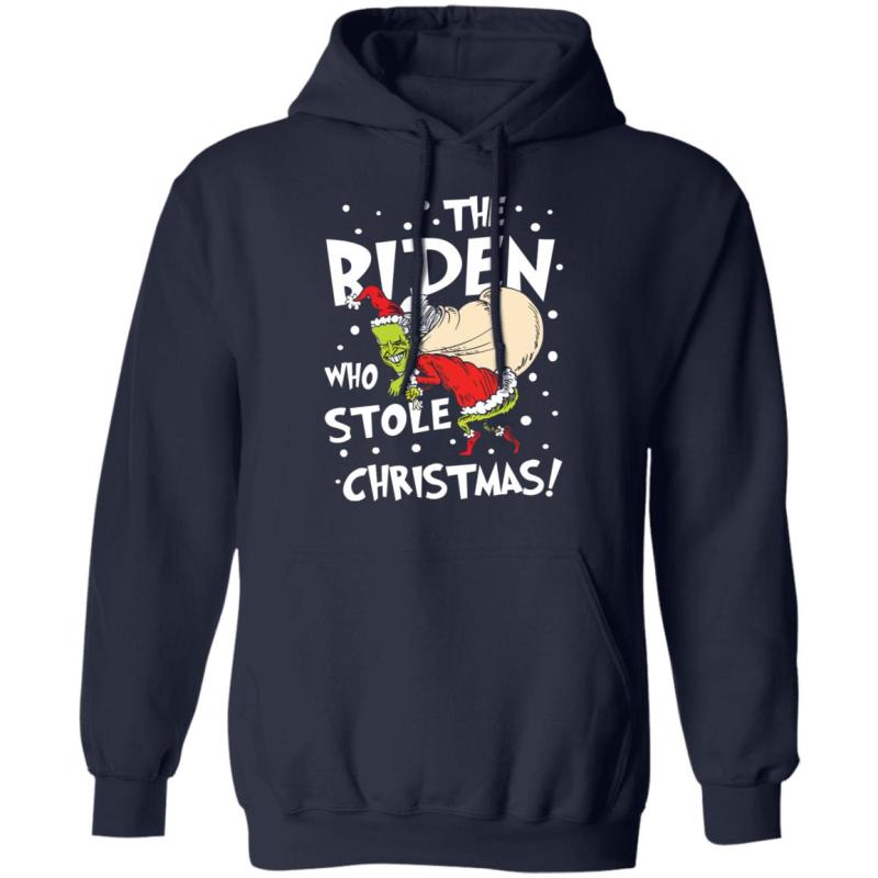 The biden who stole christmas shirt - image 8