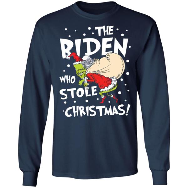 The biden who stole christmas shirt 6