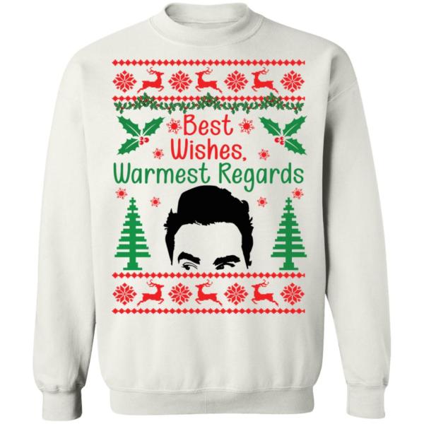 David rose best wishes warmest regards christmas sweater