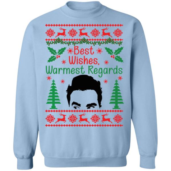 David rose best wishes warmest regards christmas sweater 11