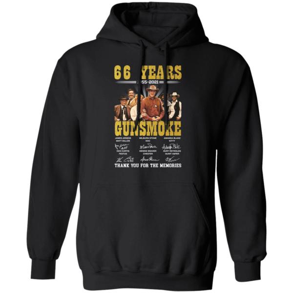 66 years gunsmoke thank you for the memories shirt 7