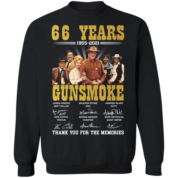 66 years gunsmoke thank you for the memories shirt 9