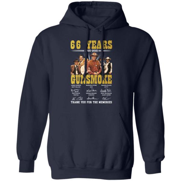 66 years gunsmoke thank you for the memories shirt 8