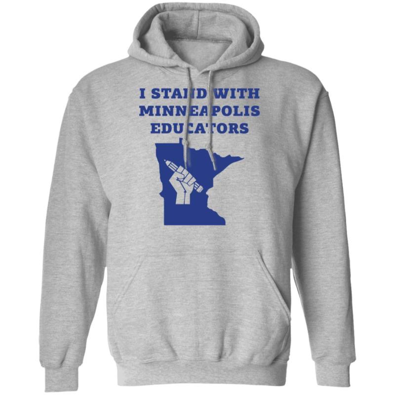 I stand with minneapolis educators shirt - image 4