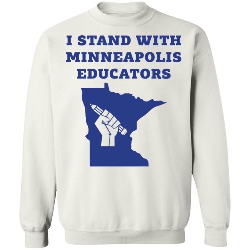 I stand with minneapolis educators shirt - image 7