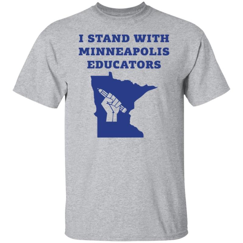I stand with minneapolis educators shirt - image 8