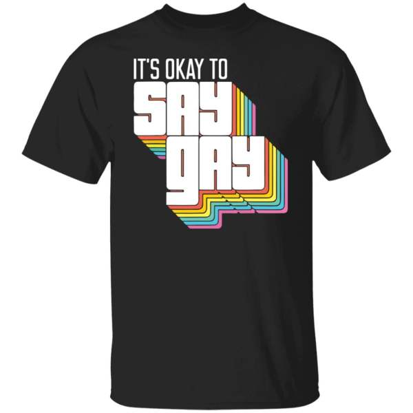 It’s okay to say gay shirt