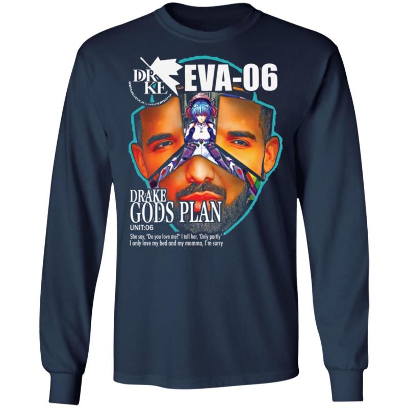 Gods plan eva-06 drake evangelion shirt - image 4