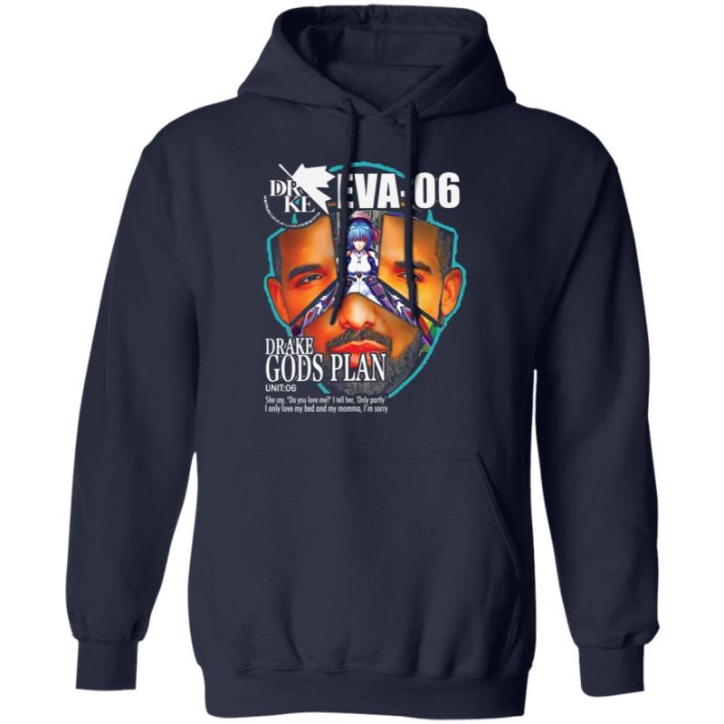 Gods plan eva-06 drake evangelion shirt - image 6