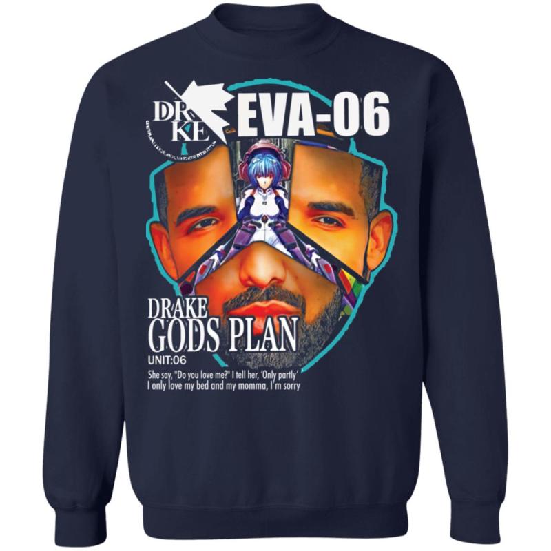 Gods plan eva-06 drake evangelion shirt - image 8
