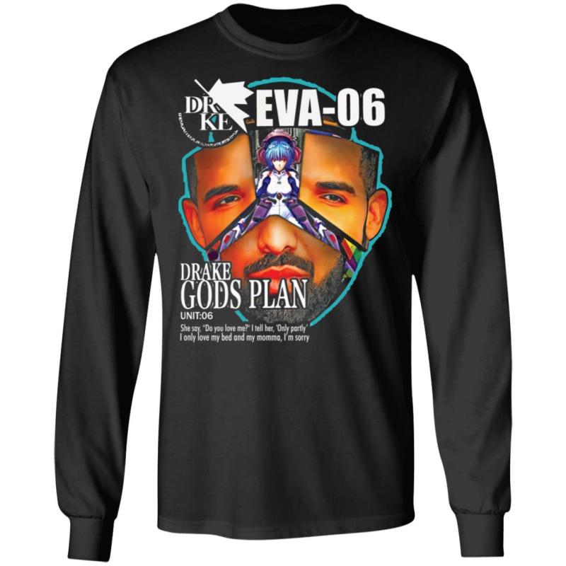 Gods plan eva-06 drake evangelion shirt - image 3