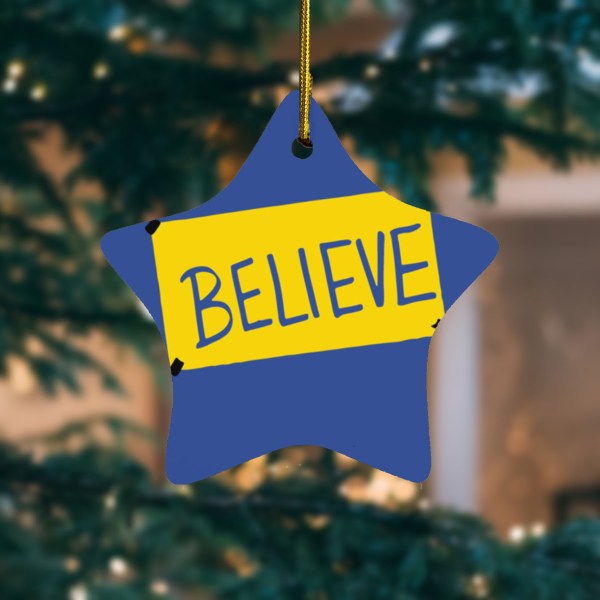 Ted lasso believe ornament 3