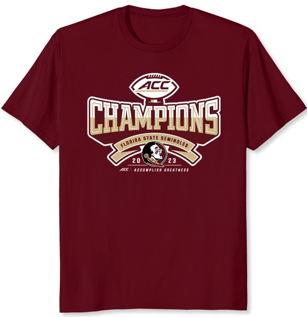 Garnet fsu acc championship shirt florida state seminoles