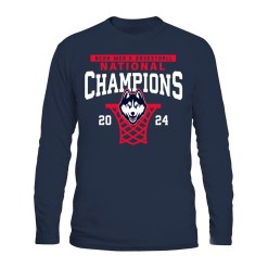 2024 uconn national championship long sleeve