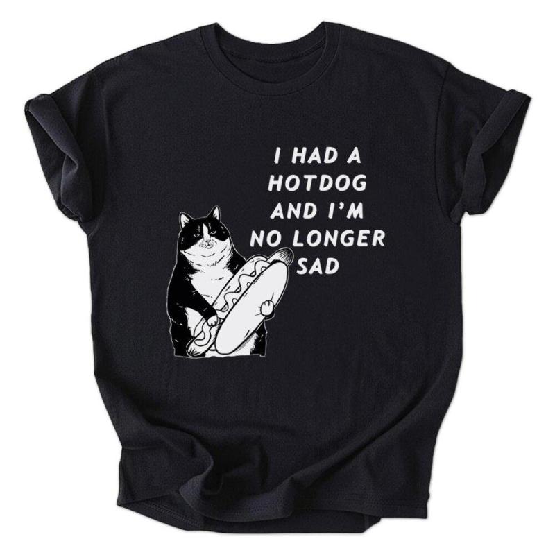 I had a hotdog and i’m no longer sad shirt - image 3