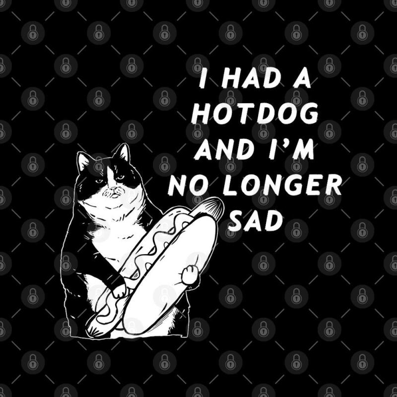 I had a hotdog and i’m no longer sad shirt - image 2