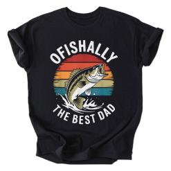 Ofishally the best dad t-shirt