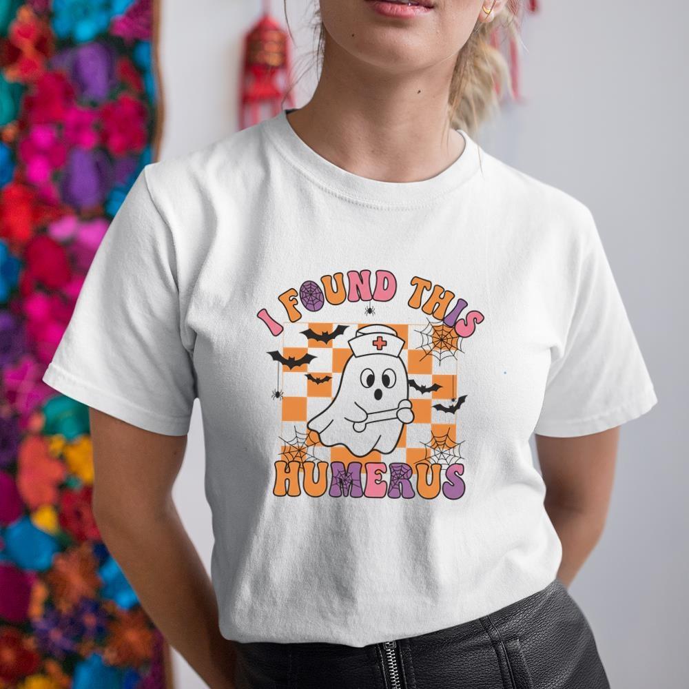 I found this humerus ghost shirts funny nurse spooky - image 2
