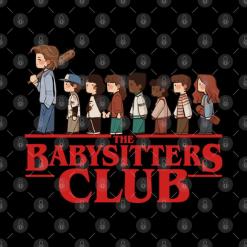 The babysitters club logo on a black background.